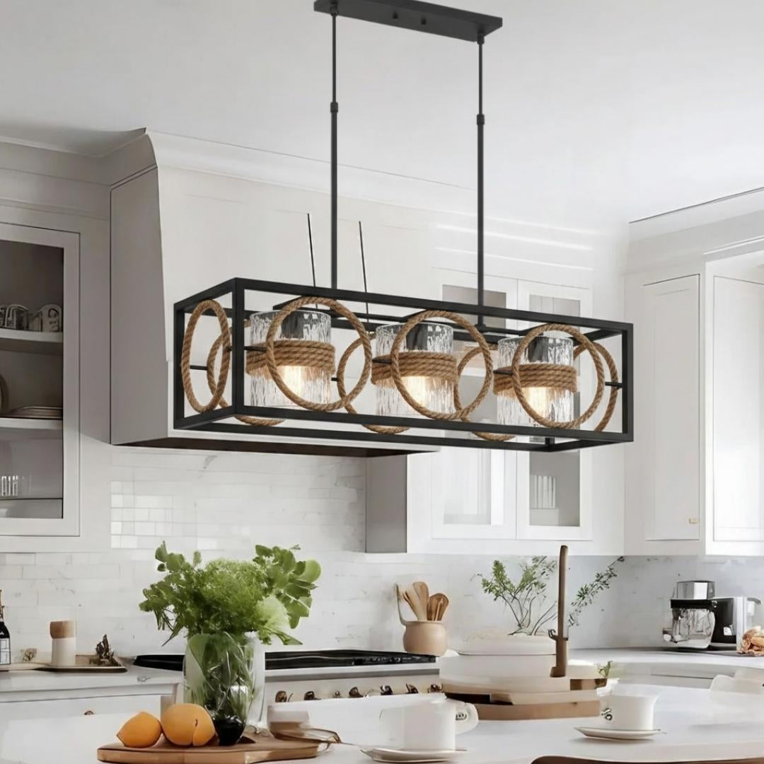 Pendant Light - Rope Frame / M215 - Image 2