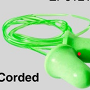 DROMEX EAR PLUGS – DISPOSABLE ,Corded,Yellow (NRR 33db) Per box of 100