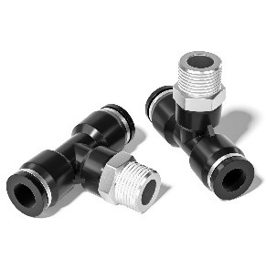 TUBE TO TUBE  MALE TEE PIECE 1/8″ TO 1/2″ Male to 16mm Tube