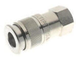 EUROPEAN PROFILE INTERCHANGEABLE WITH TYPE 26 RECTUS SERIES 1/4″ 3/8″  1/2″ Female Coupler