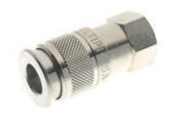 EUROPEAN PROFILE INTERCHANGEABLE WITH TYPE 26 RECTUS SERIES 1/4″ 3/8″ 1/2″ Female Coupler