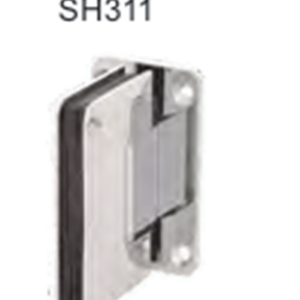 Stainless steel adjustable shower hinges  wall to glass full-back hinge  ADJ PC and ADJ PSS