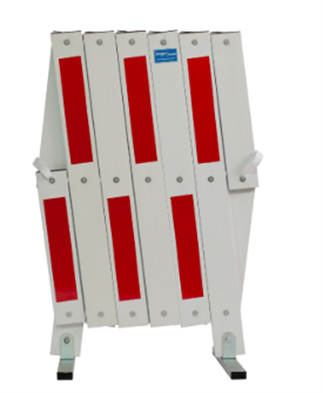 Futura Expanding Barrier Red & White 2 Bases / Red & White 3 Bases