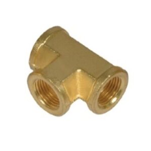 BRASS T PIECE FEMALE 1/4″ Female T Piece