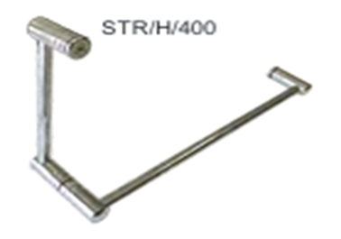 Towel rails Chrome plated aluminum towel rails STR/H/400/CP/PC and STR/H/600/CP/PC