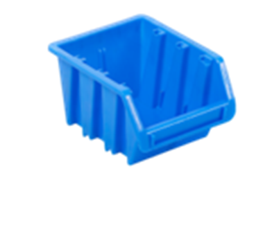 EEZEESTOR BIN 2 – Black, Blue, Clear, Green, Grey, Orange, Red and Yellow – 135L X 105W X 75H