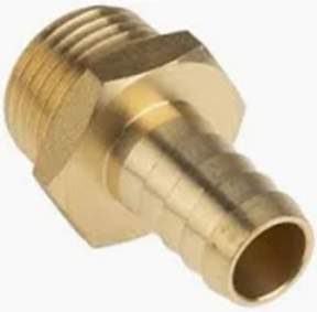 MALE HOSE BARBS 1/8″ Male to 1/4″ Hosetail to 3/4″ Male to 1″ Hosetail
