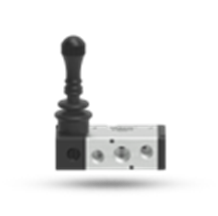 Hand Lever Valve 5/2 Way 1/4″ Detented to Hand Lever Valve 5/3 Way 1/4″ Spring Return