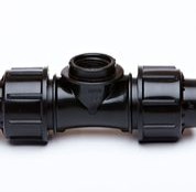 Tee Female from 16mm X 1/2 to 110mm x 4