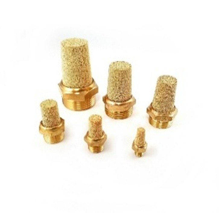 Brass Exhaust Silencers – Cone Shaped M5 to Brass Exhaust Silencers – Cone Shaped 3/4″