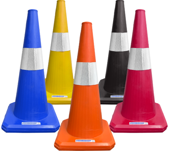 Cone Contractor 500mm and 750mm Orange – choose with sleeve or without