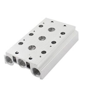 COMMON SUPPLY AND EXHAUST MANIFOLD FOR VALVES 1/4″ – 2 Station Manifold,1/4″ – 14 Station Manifold and 1/4″ Blanking Plate