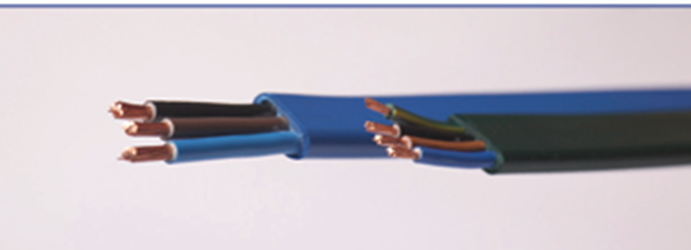 AQUAFLAT 3 & 4 CORE FLAT SUBMERSIBLE PVC FLEXIBLE PUMP CABLE Per Meter - Image 2