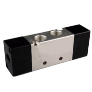 AIR PILOTED VALVES Single Air Piloted 5/2 Way 1/8″ Line Mounted to Double Air Piloted 5/2 Way 3/8″ Line Mounted