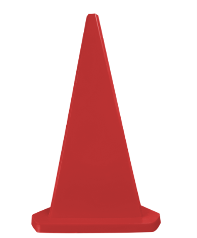 Cone Triangle 1000mm BLUE/BLACK/GREEN/GREY/LIME/ORANGE/PINK/RED/WHITE /YELLOW