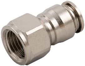 Tube-to-Tube Adapter – 1/4″ Female to 8mm Tube & 1/4″ Female to 4mm Tube