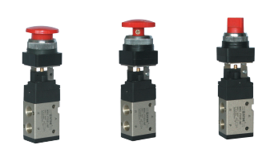 Flush Push Button Valve 5/2 Way 1/4″ Green to Flush Push Button Valve 5/2 Way 1/4″ Green - Image 2