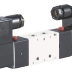 SOLENOID  VALVES Single Solenoid 3/2 Way 1/8″ Valve to Double Solenoid 5/3 Way 1/2″ Centre Exhaust