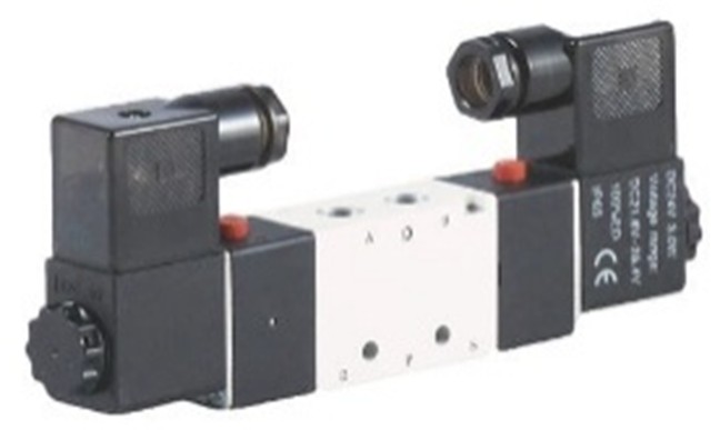 SOLENOID VALVES Single Solenoid 3/2 Way 1/8″ Valve to Double Solenoid 5/3 Way 1/2″ Centre Exhaust