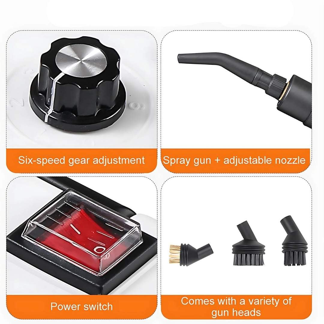Portable Steam Cleaner - 2500W - Image 7