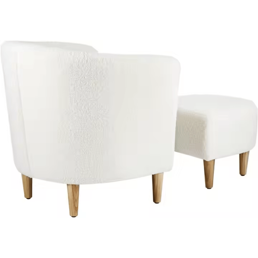 Prince Tub Chair and Ottoman Set - Image 2