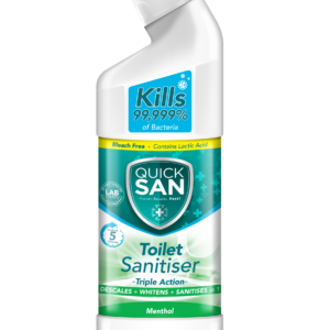 Quicksan Toilet Sanitiser Menthol – 750ml x 750ml x 8