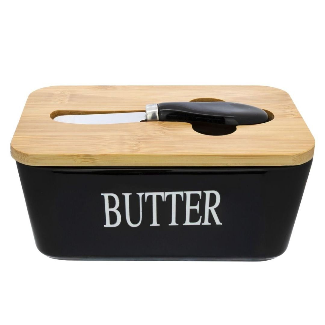 Regent Ceramic Butter Dish - 17cm - Image 4