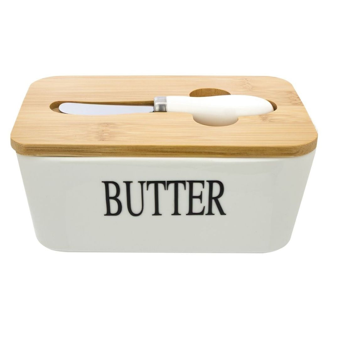 Regent Ceramic Butter Dish - 17cm - Image 3