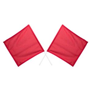 RED ROAD SIDE FLAGS – SMALL (450 X 450) (PRICE EXCLUDES REFLECTIVE STRIP)