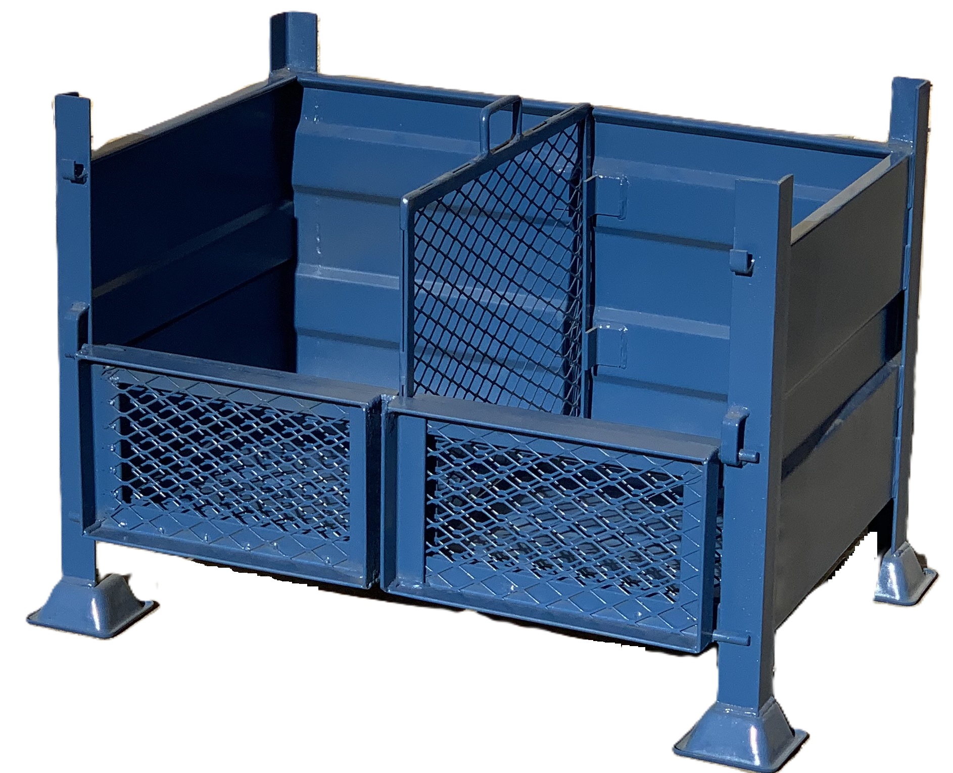 Half Drop Side – No Divider – 1.6mm sheet and 50 x 50 x 50 Angle Iron 915l – 1200l