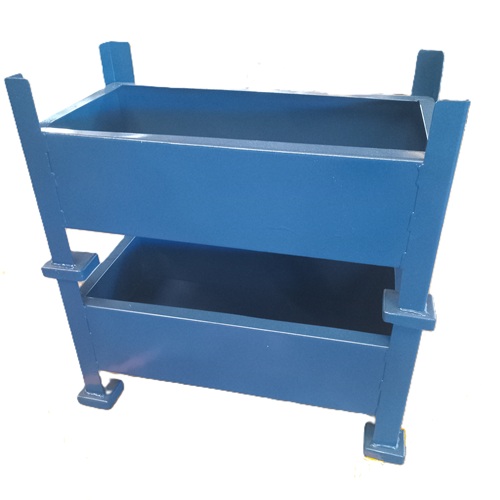 Light Duty – Solid Steel Bin – All sides, Legs & Feet are solid 1.6mm sheet – 600l x 300w x 150h,200h, 250h or 300h