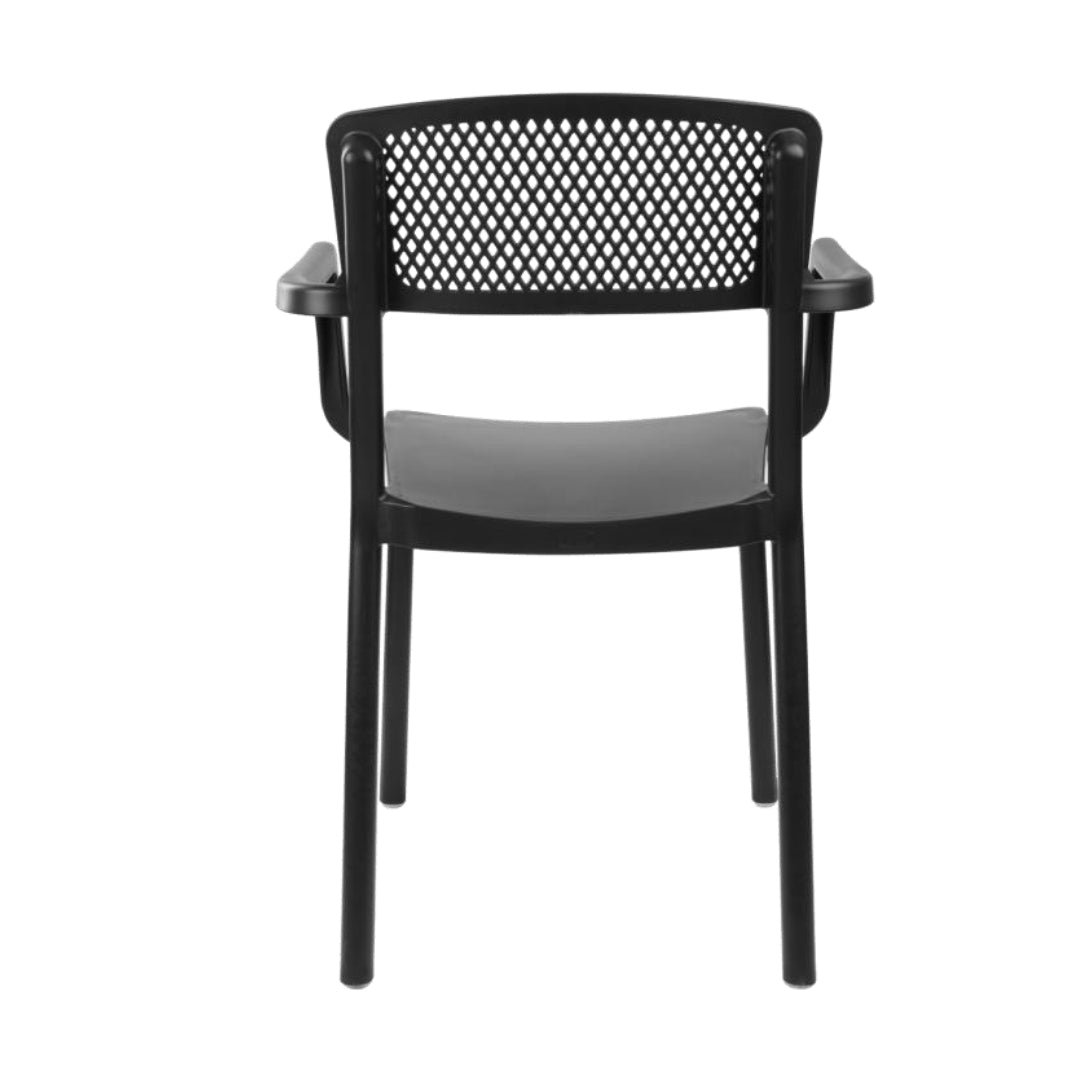Solid Plastic Chairs - Santorini Arm Chairs - Image 3