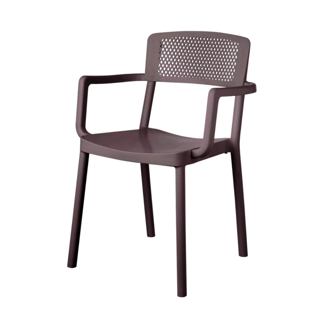Solid Plastic Chairs - Santorini Arm Chairs - Image 5