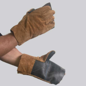 Chrome Leather Brick –  Rubber Palm – Wrist Length