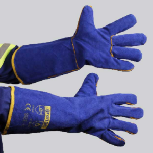 Blue Lined,Welted Seams,Cotton Lined – 20cm Cuff