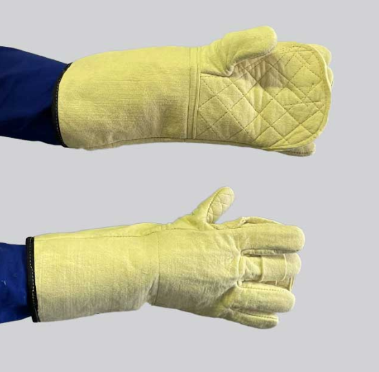 HEAT RESISTANT – SPECIALISED GLOVES, Nomex – 38cm c/w Reinforcing on Palm – 700Deg