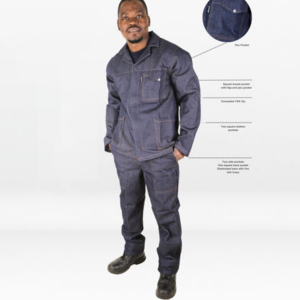 Conti Suit – Denim, Pen Pocket, Double Stitched (Natural Orange Thread)(100% Cotton) – grange
