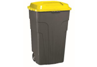 Garbage Wheelie Bin 140L (Black Lid), (Blue Lid), (Red Lid) and (Yellow Lid) Packs of 5 - Image 3
