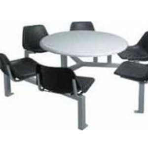 Seating Set – 1050mm Round (6 Seater Polyshell)