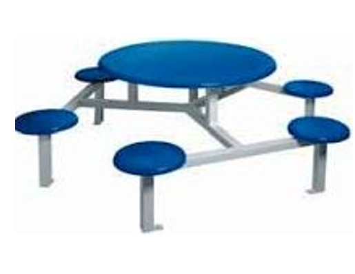 Seating Set – 1050mm Round (6 Seater Fibreglass)