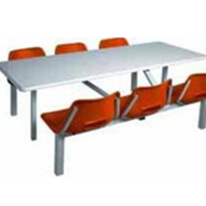 Seating Set – 1200X750mm Rectangle (4 Seater Polyshell) and Seating Set – 1800X750mm Rectangle (6 Seater Polyshell)