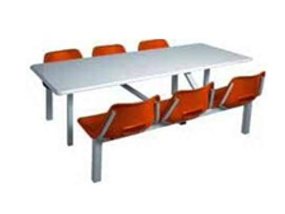 Seating Set – 1200X750mm Rectangle (4 Seater Polyshell) and Seating Set – 1800X750mm Rectangle (6 Seater Polyshell)