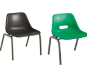 Higher Primary Polyshell Chair 375mmH (Colours)- Sold in a (Pack of 5)