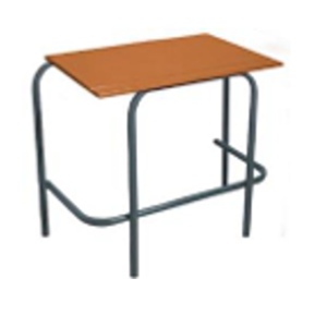 Higher Primary Double Table 1000X450X650mm (MDF) and (Saligna)- Sold in a (Pack of 5)