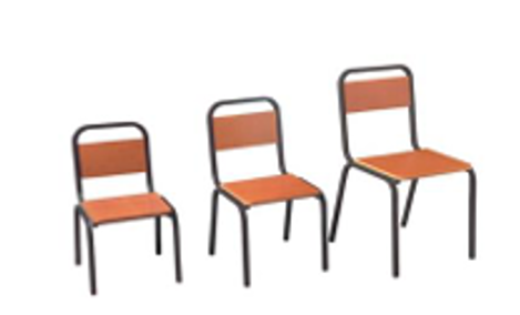 Higher Primary Student Chair 400mmH (MDF) -Sold in a (Pack of 5)