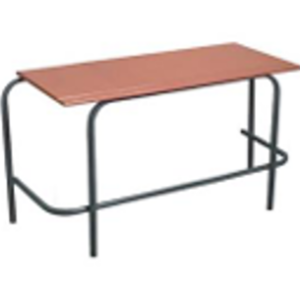 Secondary Double Table 1200X450X725mm (MDF) and (Saligna G) – Sold in a (Pack of 5)