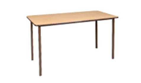 Rectangular Table 1400X700X725mm Supawood and 1200X600X725mm Supawood sold in a (Pack of 5)