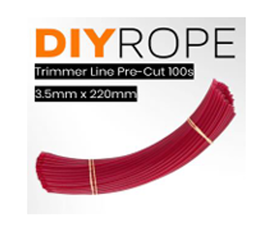 Designed for durable, efficient grass cutting and professional landscaping user Line 3.5mm x 22cm (Pack of 50) sold in packs of 10 or (Pack of 100) sold in pack of 10 - Image 2