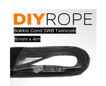 Bakkie Cord for Tonneau Covers SWB 6mm x 4m and LWB 6mm x 5m – Packs of 10