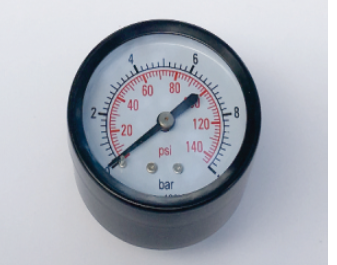 GAUGE 40mm 0-10 Bar 1/8″ And 50mm 0-10 Bar 1/4″ Rear Entry